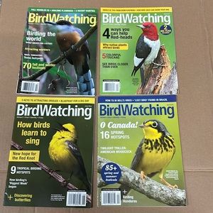 Bird watching magazines. Bundle of 4